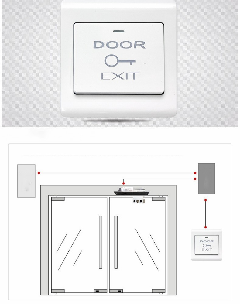 exit switch for access control